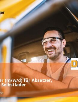 Kraftfahrer (m/w/d) für Absetzer, Abroller & Selbstlader - Ludwigsfelde