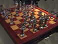 Sonstiges Schach Schachspiel Zinn Figuren Römer gegen Römer si go u.Kassette in 73565