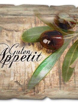 Artland Holzbild Oliven Guten Appetit, Speisen (1 St)