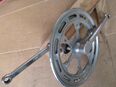 Fahrrad Oldtimer Kettenblatt mit Kurbelgarnitur 28 Zoll. in 8604