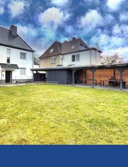 Stadtvilla in Celle mit Solaranlage, Spielplatzanlage, ausgebautem Keller, Carport und Terrasse - Celle