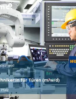 Servicetechniker:in für Türen (m/w/d) - Wörth (Rhein)