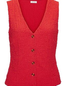 LASCANA Tanktop mit V-Ausschnitt, Sommertop, modische Strukturware