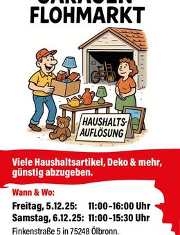 Haushaltsauflösung, Flohmarkt - Ölbronn-Dürrn