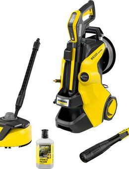 KÄRCHER Hochdruckreiniger K 5 Premium Smart Control Flex Home, Druck max: 145 bar, 2100 W, Fördermenge max: 500 l/h, inkl. 3-in-1-MultiJet-Stahlrohr, Home-Kit & Schlauchtrommel