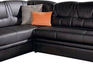 DOMO collection Ecksofa Montana, zeitlose Rückensteppung, bequeme Armlehnen, L-Form, wahlweise mit Bettfunktion