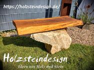 Bank, Gartenbank, Steinbank, Holzbank, Eiche, Sitzgelegenheit - Argenthal