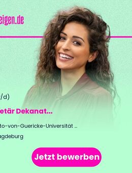 Sekretär Dekanat (m/w/d) - Magdeburg