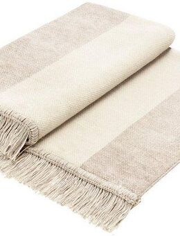 Biederlack Sofaschoner Cotton Cover Salt & Pepper, mit Fransen