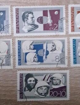 Briefmarken Bulgarien 1966 Kosmonauten Satz komplett gestempelt - Görlitz