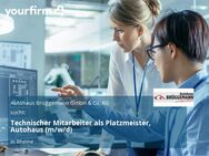 Technischer Mitarbeiter als Platzmeister, Autohaus (m/w/d) - Rheine