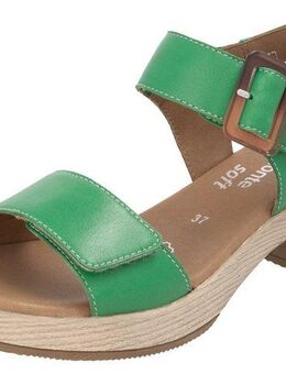 Remonte Sandalette, Blockabsatz, Sommerschuh, Sandale mit Klettverschlüssen