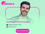 Psychologischer Psychotherapeut m/w/d / Psychologe - Bad Wörishofen