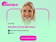 MFA / BTA / CTA für den Probeneingang in der Abteilung Mikrobiologie (m/w/d) - Lehrte