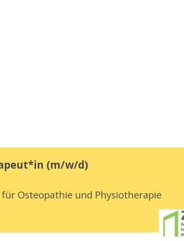 Physiotherapeut*in (m/w/d) - Marburg