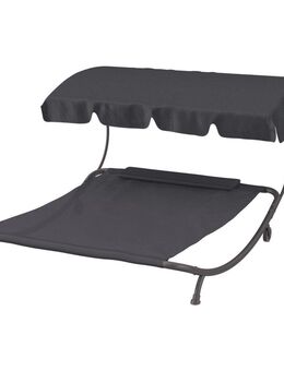 LIVARNO home Doppelliege 200 x 200 cm mit Sonnenblende Set3452 - Wuppertal