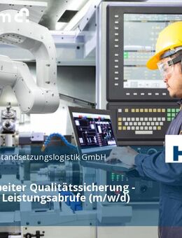 Sachbearbeiter Qualitätssicherung - Regionale Leistungsabrufe (m/w/d) - Fischbach (Landkreis Birkenfeld)