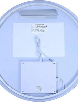 welltime LED-Lichtspiegel Toledo rund, Spiegel mit LED Beleuchtung, Badspiegel, mit Anti-Fog Beschichtung