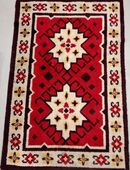 Handgeknüpfter Wollteppich ca. 120/180 cm in 47178