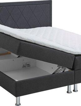ATLANTIC home collection Boxbett Helen, Tonnentaschenfederkern-Matratze und Topper, wahlweise mit Bettkasten