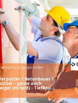 Maurer / Verputzer / Betonbauer / Bautenschützer - gerne auch Quereinsteiger (m/w/d) - Tiefbau & Schachtinspektion, deutschlandweit - Leipzig