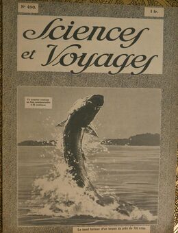 Zeitschrift ; Sciences et Voyages , Nummer 490 , 17. Januar 1929 , Frankreich , Größe 31cm x 23,5cm - Görlitz