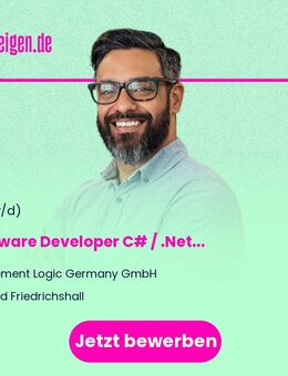 Software Developer (w/m/d) C# / .Net - Rosenheim