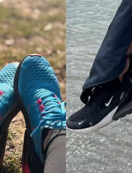 Alte duftende Nike Schuhe - Ediger-Eller