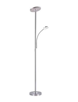 JUST LIGHT Stehlampe HANS, LED fest integriert, Warmweiß, LED, dimmbar über Touchdimmer, Schalter, Touchschalter