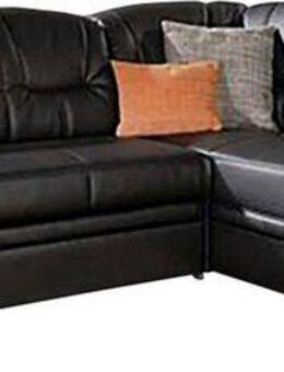 DOMO collection Ecksofa Montana, zeitlose Rückensteppung, bequeme Armlehnen, L-Form, wahlweise mit Bettfunktion