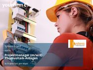 Projektmanager (m/w/d) Photovoltaik-Anlagen - Frankfurt (Main)