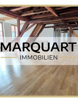 Verfügbar: Altstadtwohnung im Barockgebäude mit Dachterrasse und Aufzug - Bad Kissingen