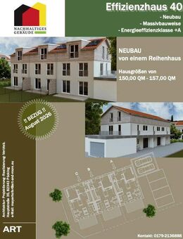 VORANKÜNDIGUNG! Neubauprojekt von einer Reihenhaus-Anlage. Landkreis Dingolfing-Landau. - Frontenhausen