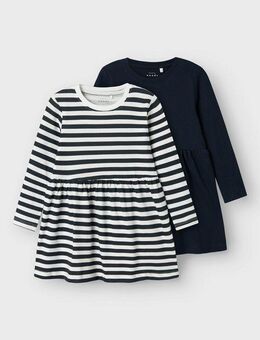 Name It Minikleid NMFVIVIA LS DRESS 2P NOOS (Packung, 2-tlg)