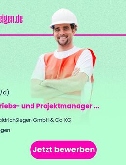 Vertriebs- und Projektmanager Schwerpunkt Asien (alle Geschlechter) - Siegen (Universitätsstadt)
