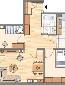 Demnächst frei! 3-Zimmer-Wohnung in Dortmund Hörde - Dortmund