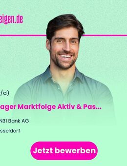 (Senior) Manager Marktfolge Aktiv & Passiv (m/w/d) - Ottobrunn