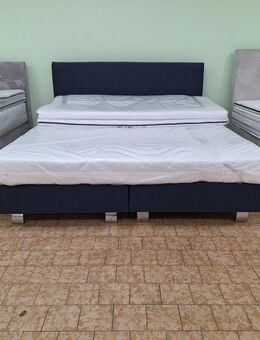 Jetzt Neu Boxspringbett Blau in 180X200 in H3 und mit KS Matratze - Barßel