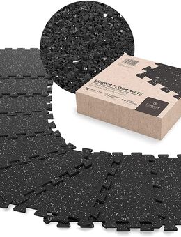Schutzmatten 9tlg. Set Puzzlematte schwarz 30x30cm - Rödermark Zentrum