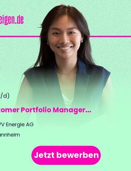 Customer Portfolio Manager (m/w/d) - Mannheim
