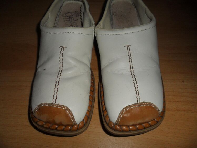 Riecker Pantolette Gr 39 Reines Leder - Neunkirchen Zentrum