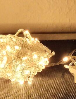 10 Meter Lichterkette Seil 100 LEDs Beleuchtung Netzteil Neu - Dresden