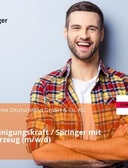 Mobile Reinigungskraft / Springer mit Dienstfahrzeug (m/w/d) - München