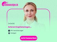 Referent Kapitalanlagen (m/w/d) - Stuttgart