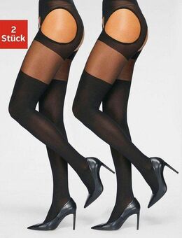 Die Strumpfmacher Ouvert Strumpfhose 20 DEN (2 St) mit Overknee-Optik