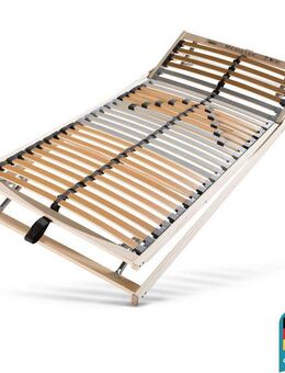 Lattenrost Medistar, Beco, Kopfteil manuell verstellbar, Fußteil manuell verstellbar, Lattenrost in flacher Bauweise, in 90x200 cm und weiteren Größen
