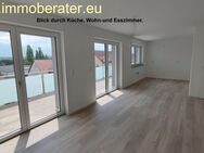 Über den Dächern wohnen.. Geräumige 2-Zi-Penthouse-Whg mit 92 m² WFL / Süd-Terrasse ca. 20 m² / Energiesparhaus KfW-40 / ab 15.07.2024. - Speichersdorf