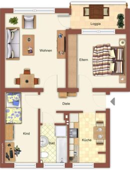 Demnächst frei! 3-Zimmer-Wohnung in Mönchengladbach Rheindahlen - Mönchengladbach