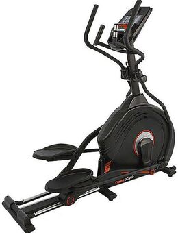 Fuel Fitness Crosstrainer EC600 Crosstrainer mit Steigung, 20 Stufen Steigung, 50,8 cm Schrittlänge, Pulsmessung, App‑kompatibel