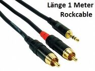 Stereo-Adapterkabel mit Mini-Plug 3,5 mm Stereo auf 2 x Cinch-Stecker rockcable - Dübendorf